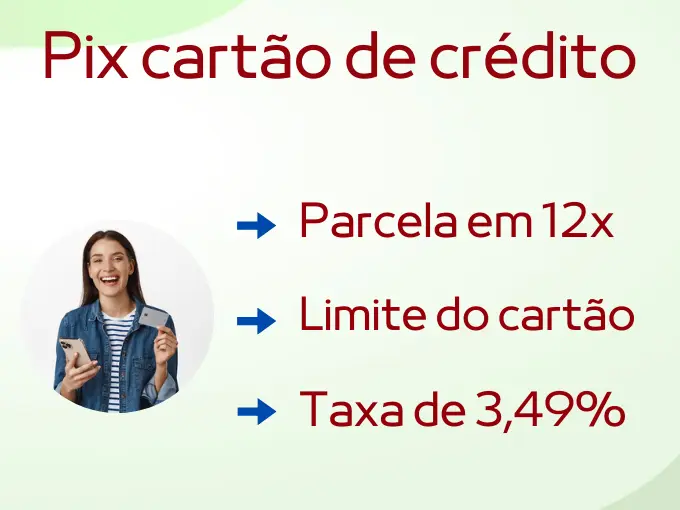 Pix cartão de crédito