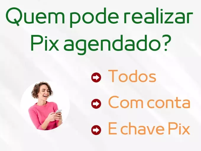 Quem pode realizar o Pix Agendado?