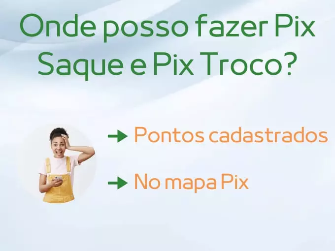 Onde posso fazer o Pix Saque e Troco?