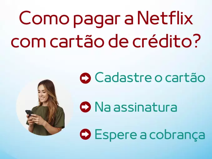 Como pagar a Netflix com cartão de crédito?