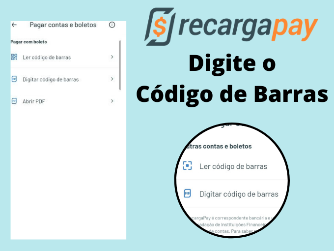 insira o código de barras