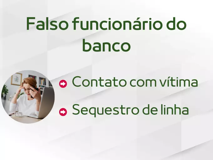 Golpe do falso funcionário de banco