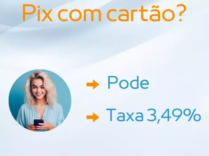 Posso fazer um Pix com cartão de crédito?
